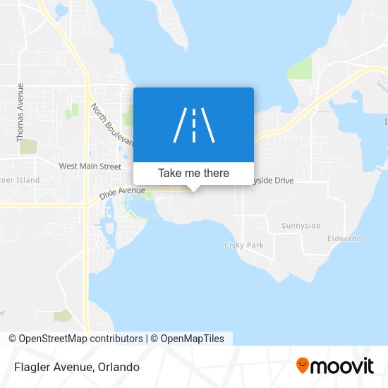 Flagler Avenue map