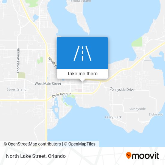 Mapa de North Lake Street