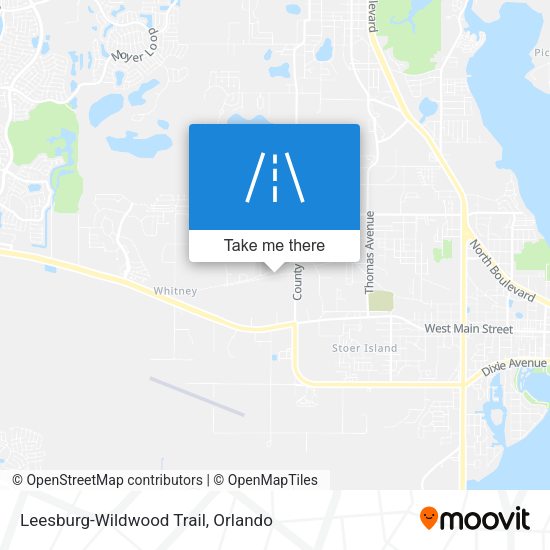 Mapa de Leesburg-Wildwood Trail