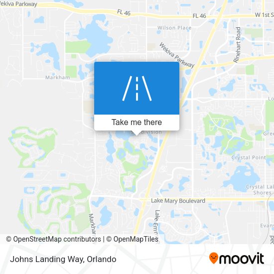 Mapa de Johns Landing Way