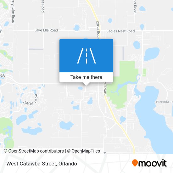 Mapa de West Catawba Street