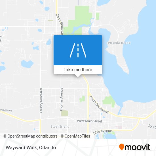 Mapa de Wayward Walk