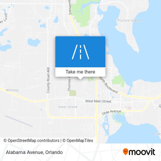 Mapa de Alabama Avenue