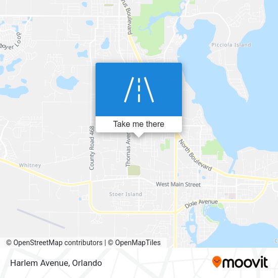 Mapa de Harlem Avenue