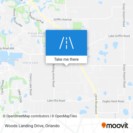 Woods Landing Drive map