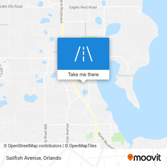 Sailfish Avenue map