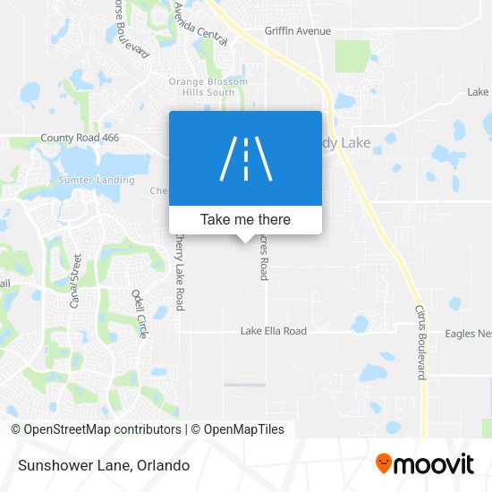 Mapa de Sunshower Lane