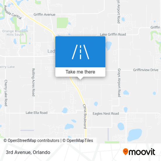 3rd Avenue map