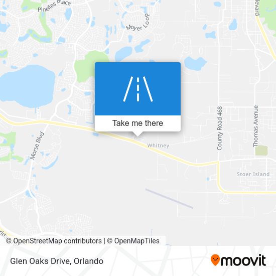 Mapa de Glen Oaks Drive