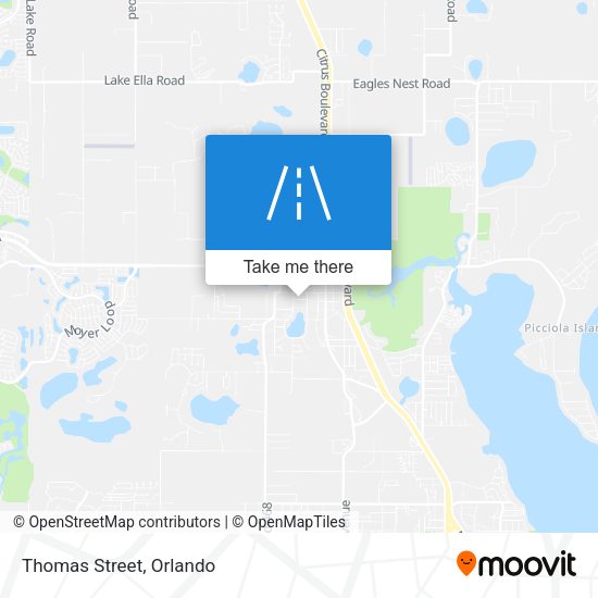 Mapa de Thomas Street