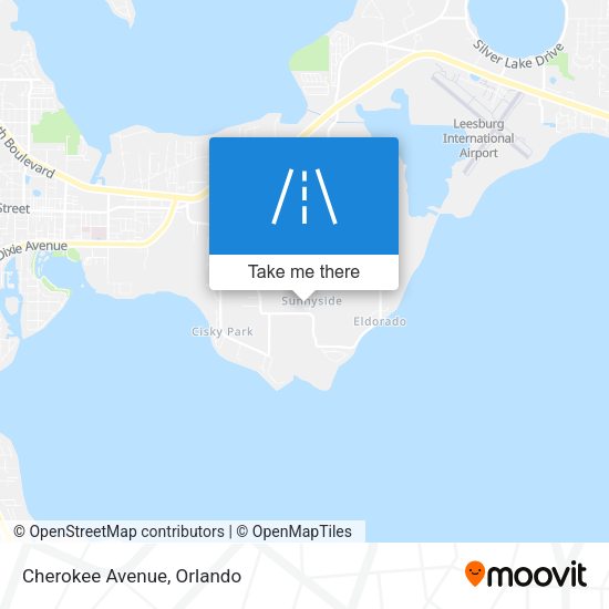 Mapa de Cherokee Avenue