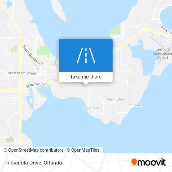 Indianola Drive map