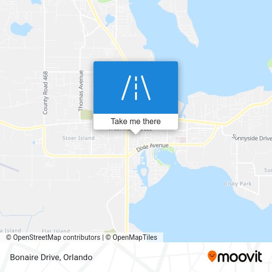 Mapa de Bonaire Drive