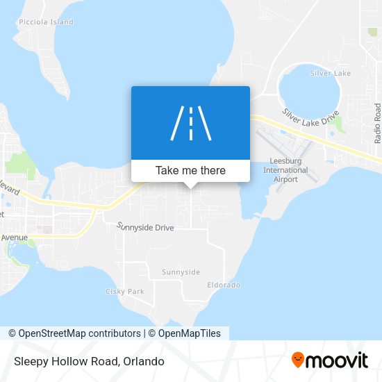 Sleepy Hollow Road map