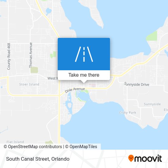 Mapa de South Canal Street