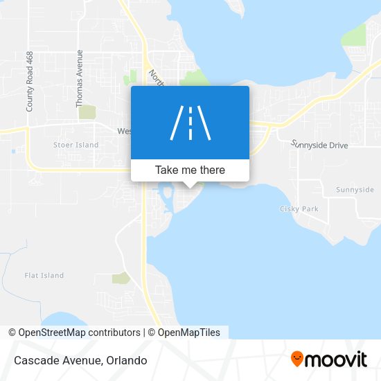 Mapa de Cascade Avenue