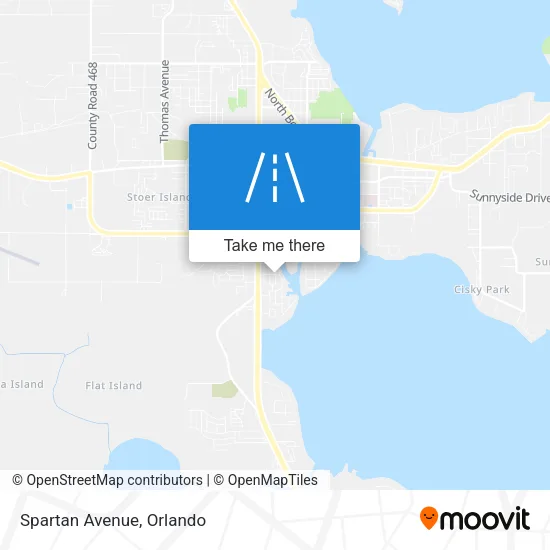 Spartan Avenue map