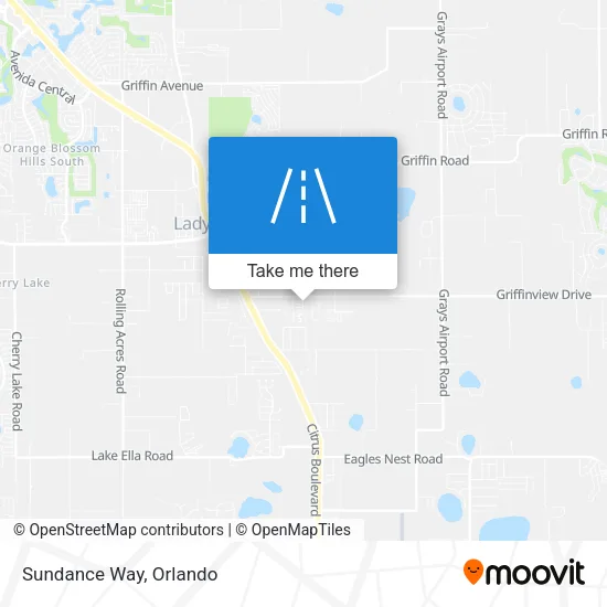 Sundance Way map