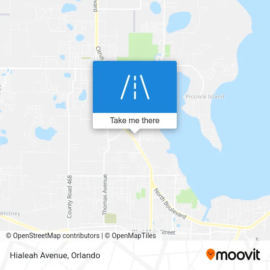 Hialeah Avenue map