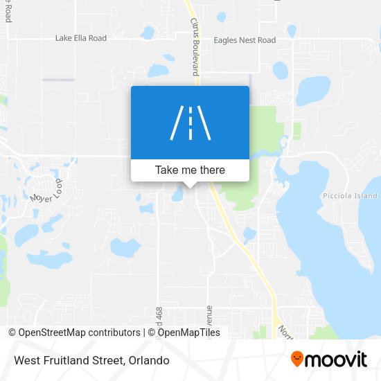 West Fruitland Street map