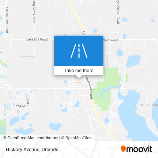 Mapa de Hickory Avenue