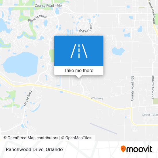 Ranchwood Drive map