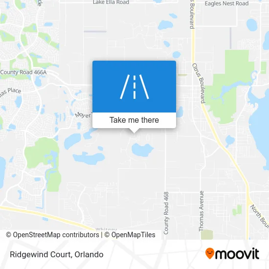 Ridgewind Court map