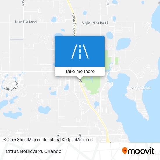 Mapa de Citrus Boulevard