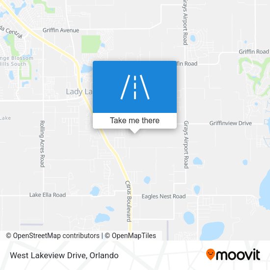 West Lakeview Drive map