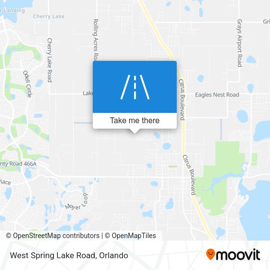 Mapa de West Spring Lake Road