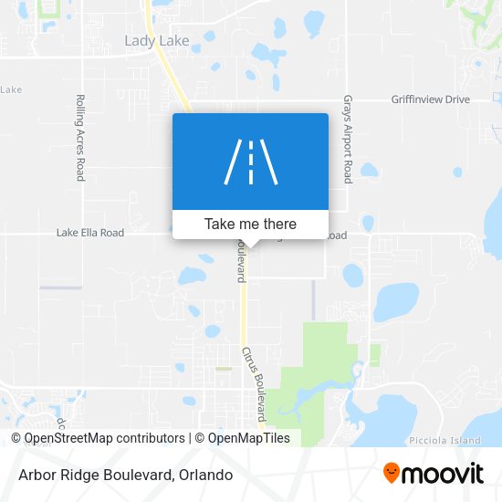 Arbor Ridge Boulevard map