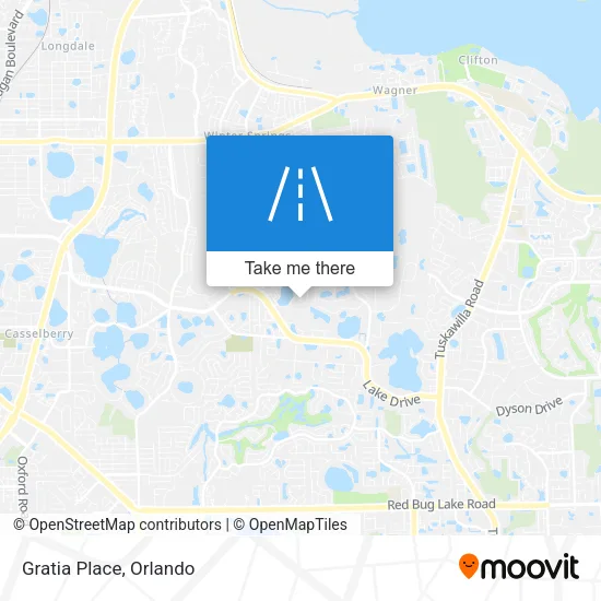 Gratia Place map