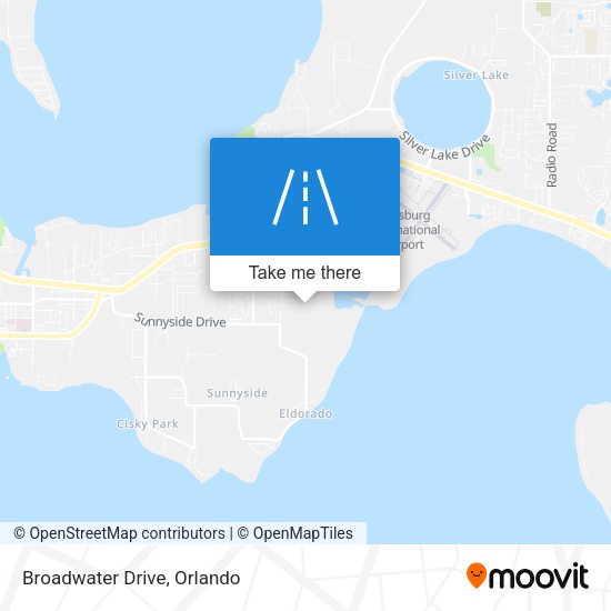 Broadwater Drive map