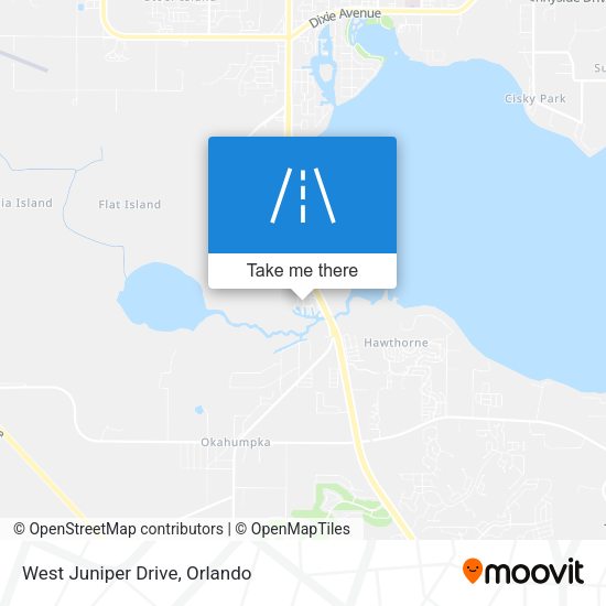 West Juniper Drive map