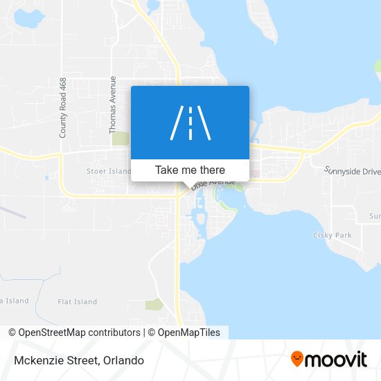 Mapa de Mckenzie Street