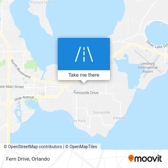 Fern Drive map