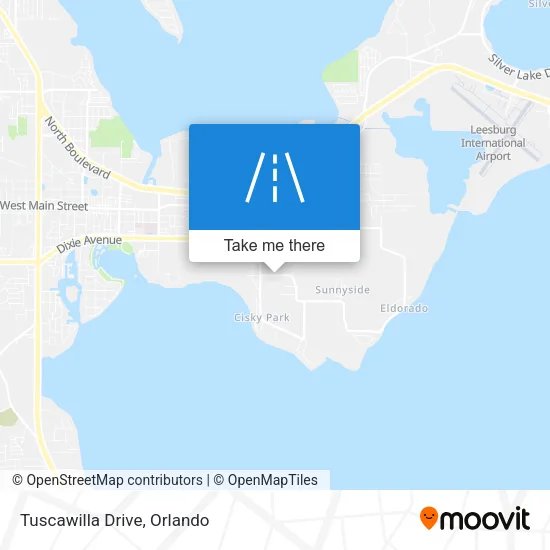 Tuscawilla Drive map