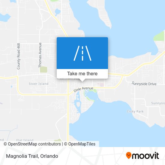 Mapa de Magnolia Trail