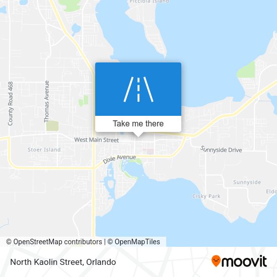 North Kaolin Street map