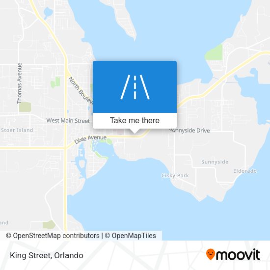 Mapa de King Street