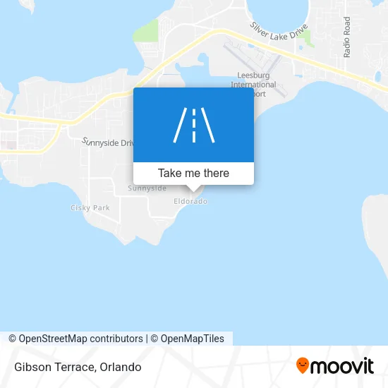 Gibson Terrace map