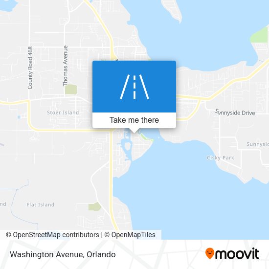 Mapa de Washington Avenue
