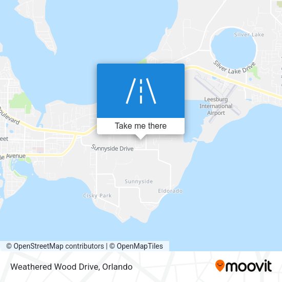 Weathered Wood Drive map