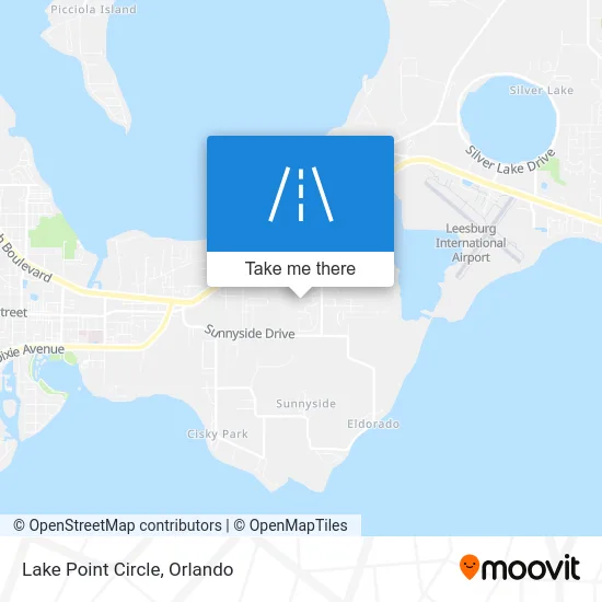 Lake Point Circle map