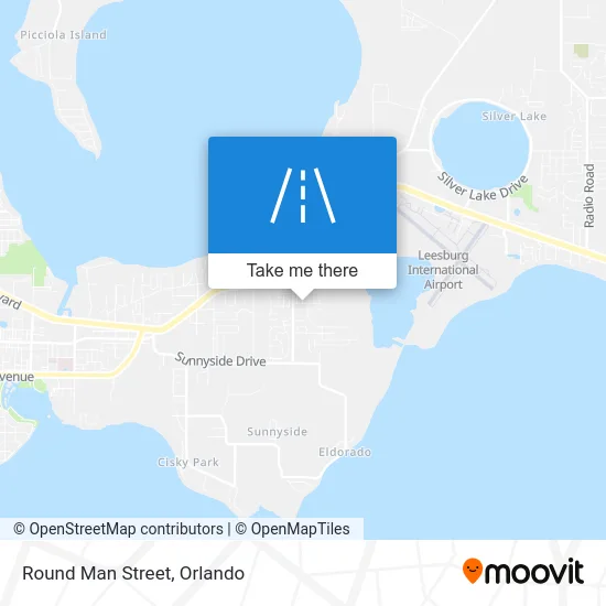 Round Man Street map