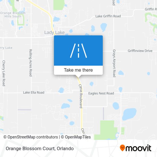 Orange Blossom Court map