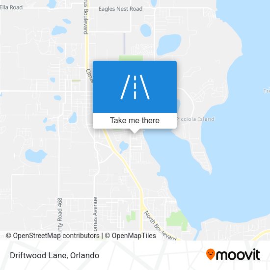 Mapa de Driftwood Lane