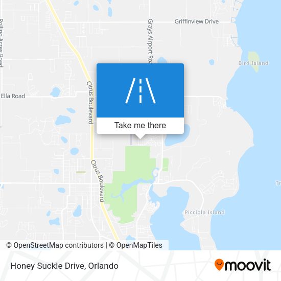 Honey Suckle Drive map