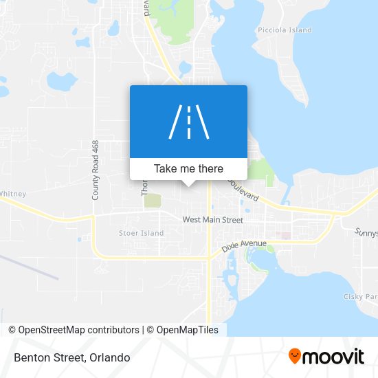 Mapa de Benton Street