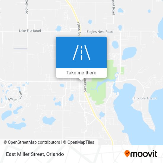 Mapa de East Miller Street